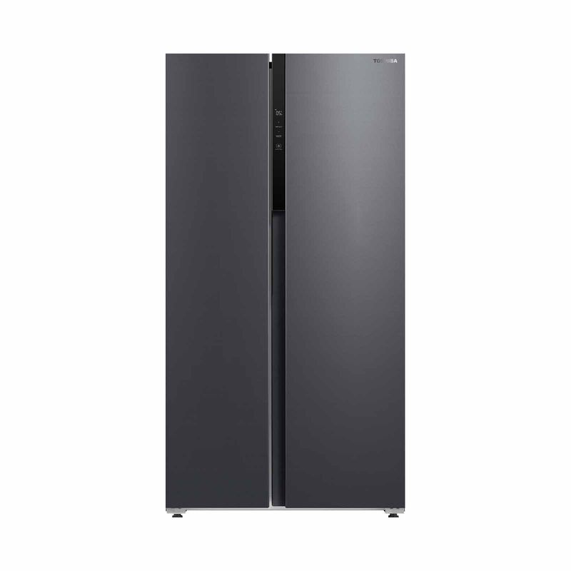 TOSHIBA Side By Side Door Fridge (601l) Morandi Grey GR-RS780WI-PMX(06)-image 1