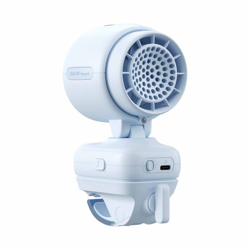 JISULIFE Stroller Fan Life4-clip-5000mah-blue FSL04R-A0103001-image 8