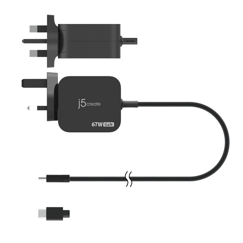 J5CREATE 67w Gan Pd Usb-c Mini Charger JUP1565NF-image 3