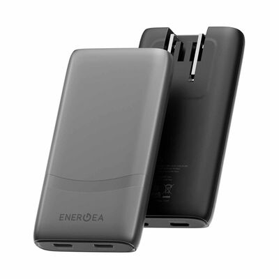 ENERGEA Travelworld Edge 65, 2c Pd/pps/qc3.0 Wall Charger,65w (us+uk+eu) - Gun TW-EDGE65-GUN
