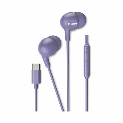 PHILIPS Wired In-ear, 1.2m, 10mm Neodymium Driver, Built-in Mic, Play/pause Button TAE2100PP/97