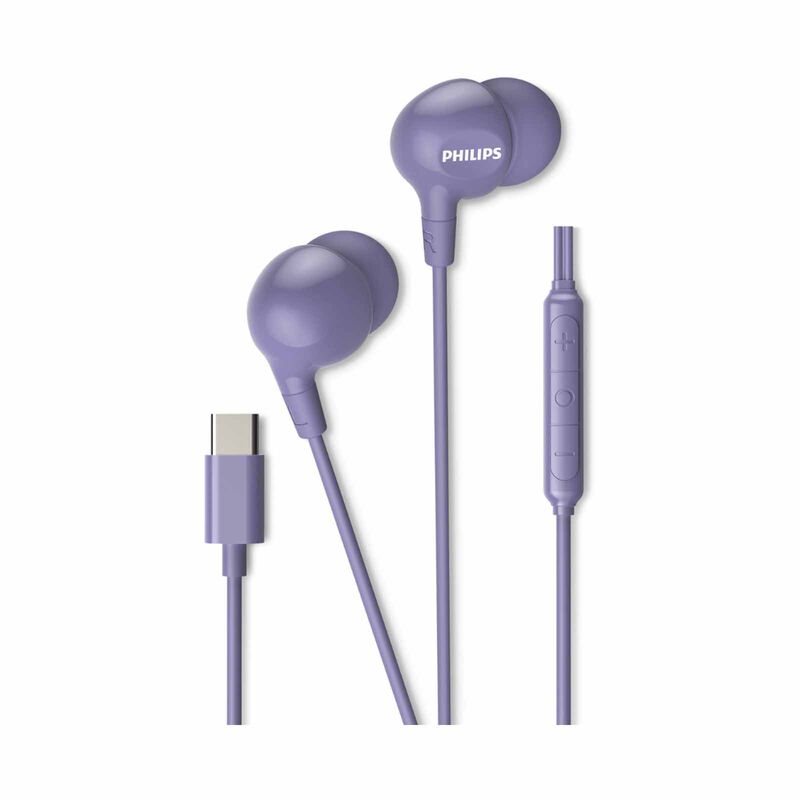 PHILIPS Wired In-ear, 1.2m, 10mm Neodymium Driver, Built-in Mic, Play/pause Button TAE2100PP/97-image 1