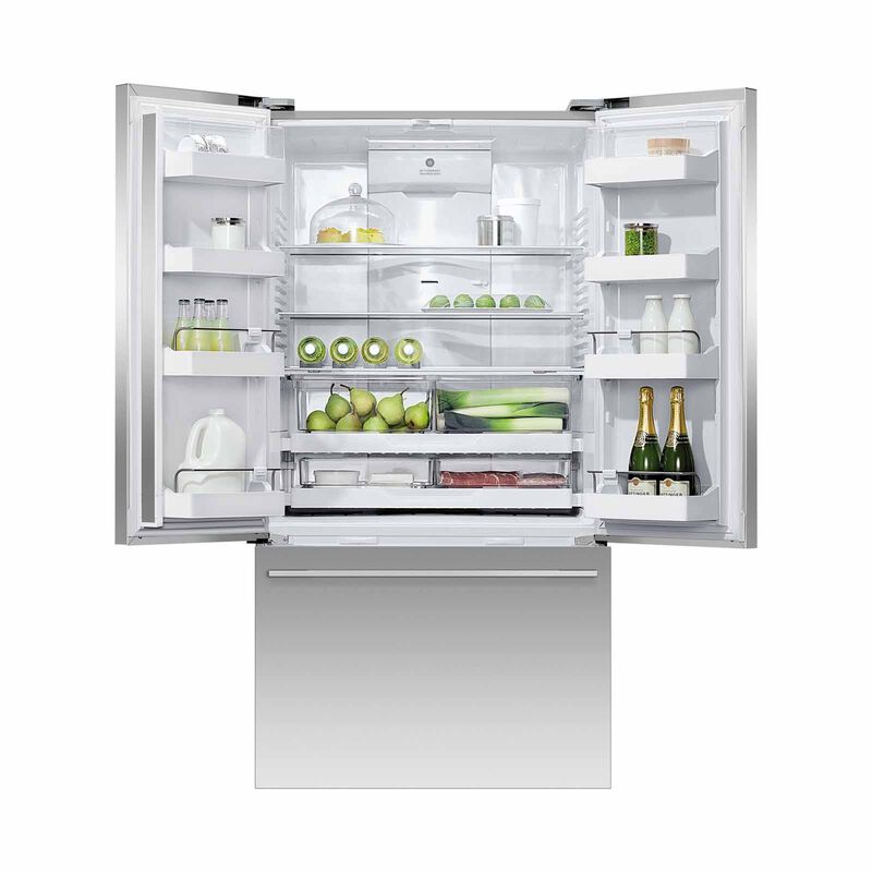 FISHER & P French Door Fridge With Ice & Water (536l)/( Stainless Steel ) RF610ADUSX6-image 2