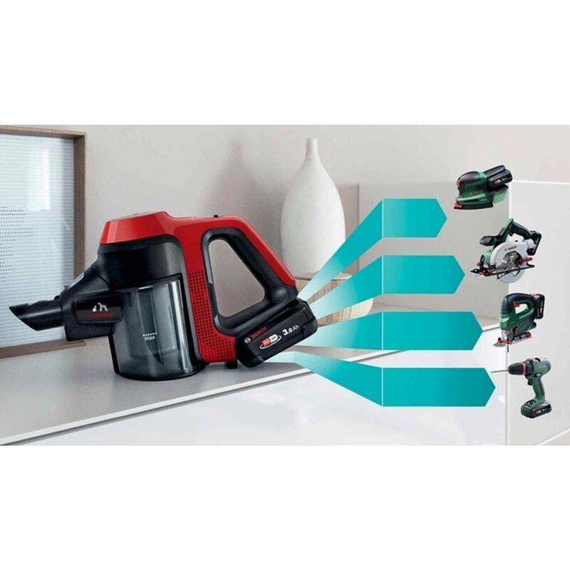 BOSCH Unlimited 7 Handstick Vacuum Cleaner - Proanimal Red BBS711ANM-image 7