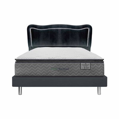 KINGKOIL Queen Size Mattress W/ss193 Storage Divan And Headboard GREEN NATURE MASHLAND