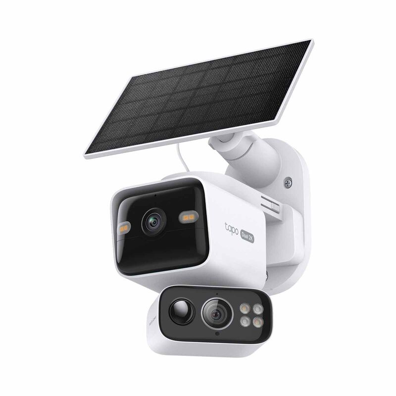 TP LINK Solar-powered Dual-lens Pan/tilt Security Camera Kit TAPO C645D KIT-image 1