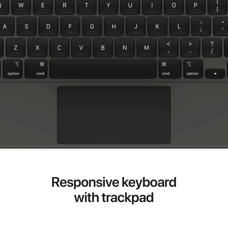 APPLE Magic Keyboard For Ipad Pro 12.9-inch (5th & 6th Gen) Us English - Black MJQK3ZA/A-image 4