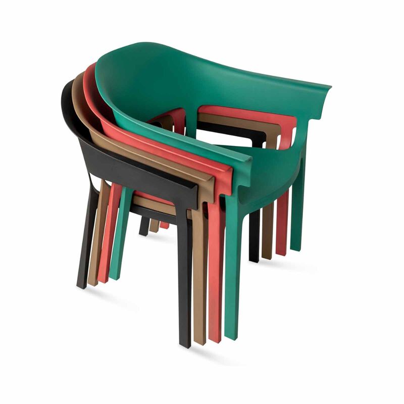 PHOENIX Kyo Chair Coffee Brown66 X 63.5 X 80 Cm KYO-image 5