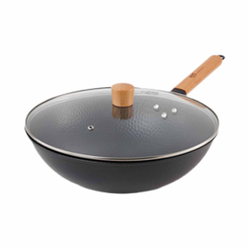 KANDA Nitrided Wok 32cm NITRIDED WOK 32CM-image 1