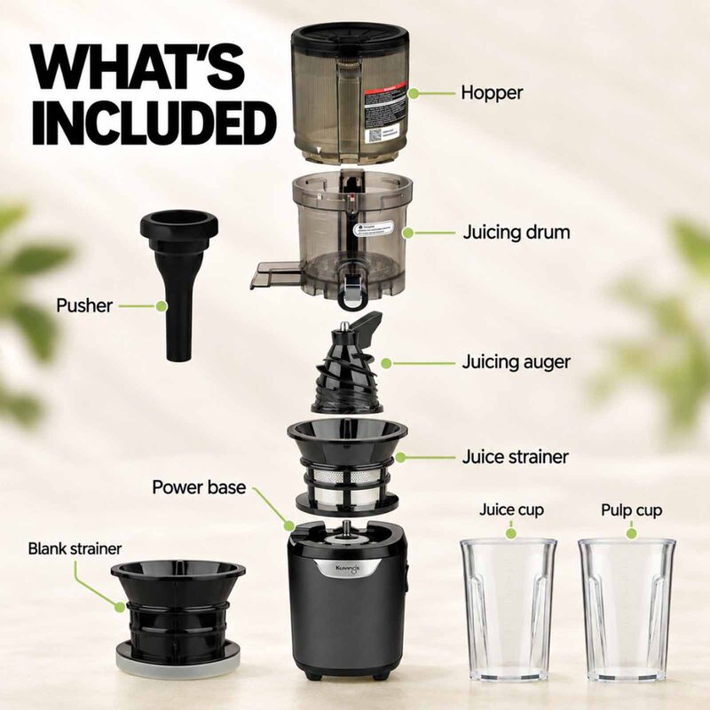 KUVINGS Slow Juicer - Matt Gunmetal AUTO 7 - MATT GUNMETAL-image 6