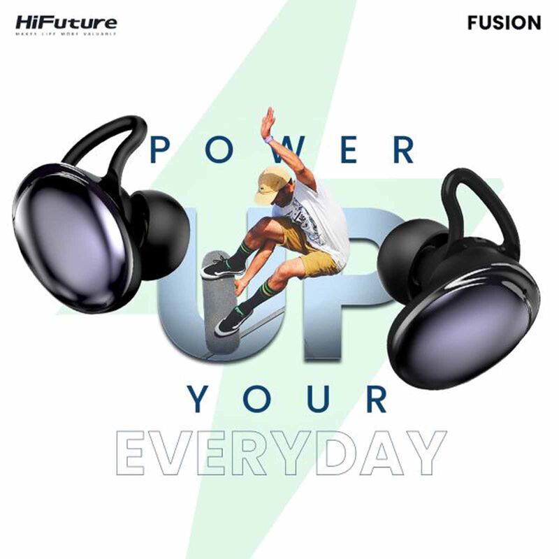 HIFUTURE Fusion Hybrid - Black Anc True Wireless Earbuds HEF5BK-image 7