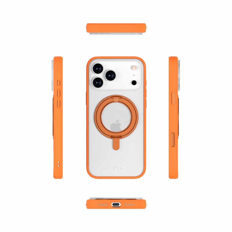 N.BRANDZ Mag360 Touch 360 Rotation Protective Case For Iphone 17 Pro Max-sunset Gold N-MAG360-IP17PM-SG-image 1
