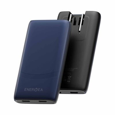 ENERGEA Travelworld Edge 65, 2c Pd/pps/qc3.0 Wall Charger,65w (us+uk+eu) - Blue TW-EDGE65-BLU
