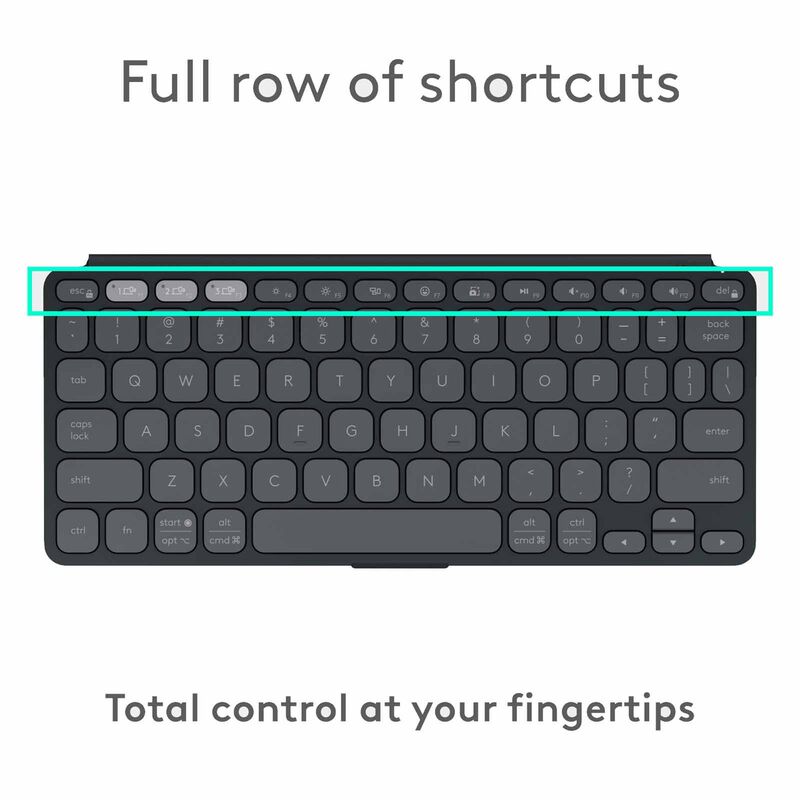 LOGITECH Logi Keys-to-go 2 Bt Kb (universal) - Graphite 920-012916-image 3