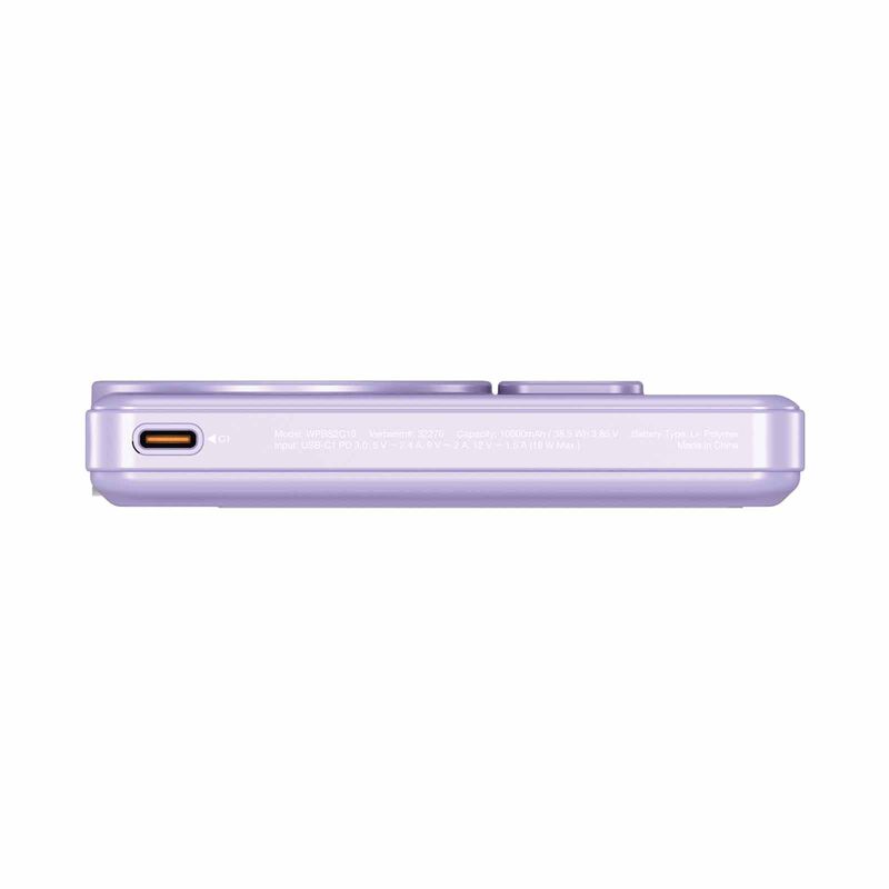 VERBATIM Powerbank Magnetic Wireless Charge 10000mah 2 X C Stand Purple VM32270-image 5