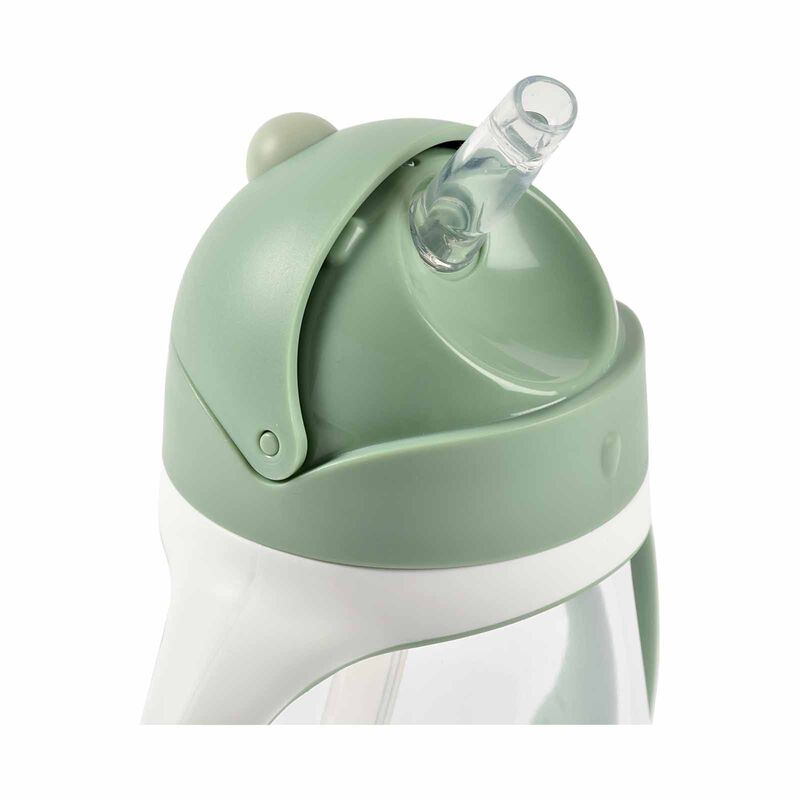 BEABA Cup 300ml - Sage Green (online) STRAW-image 5