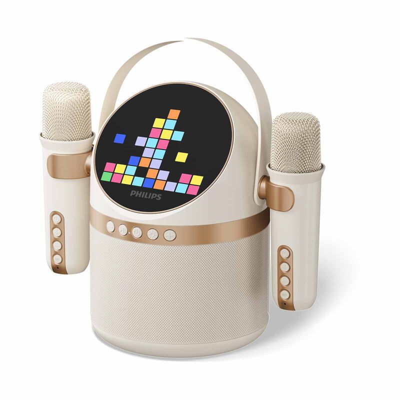 PHILIPS Bluetooth Karaoke Speaker Includes Two Karaoke Microphones TAS2509WT/00-image 4