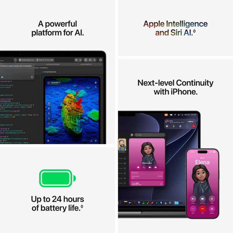 APPLE 14in Macbook Pro: Apple M6 Chip With 12-core Cpu ,12-core Gpu, 24gb, 1tb Ssd -space Black MHWU4ZP/A-image 8