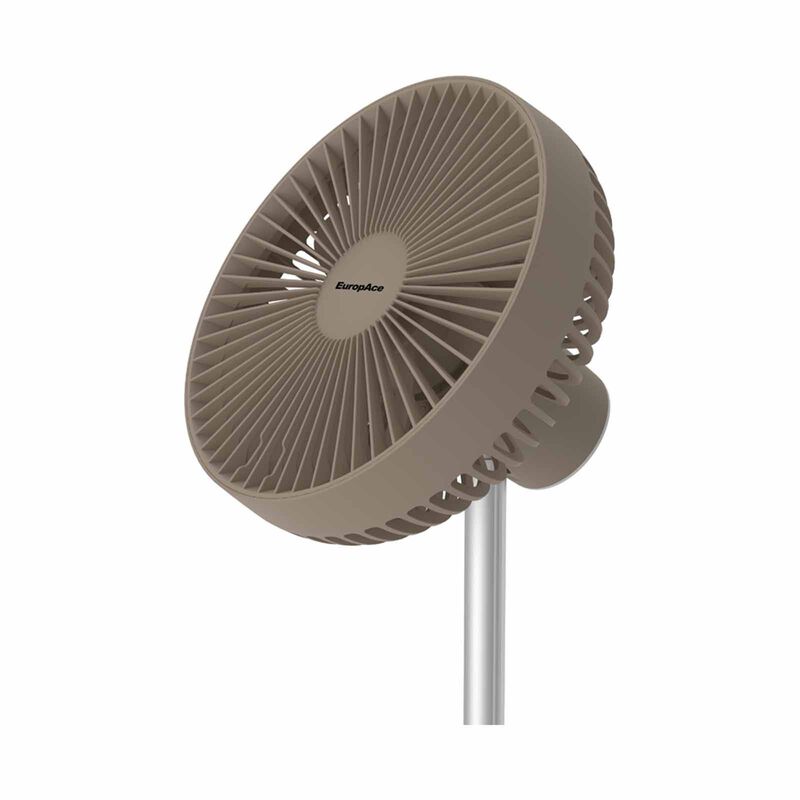 EUROPACE 7 In Rechargeable Dc Fan With Adjustable Height-brown EUF3753DBR-image 6