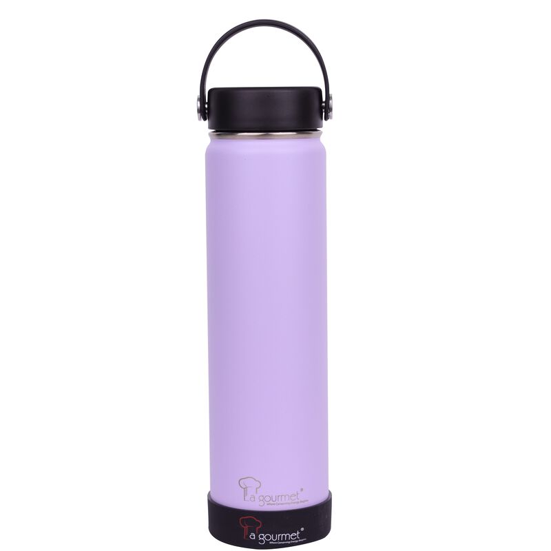 LA GOURMET Super Wide 720ml Thermal Bottle - Purple LGSE412195-image 2