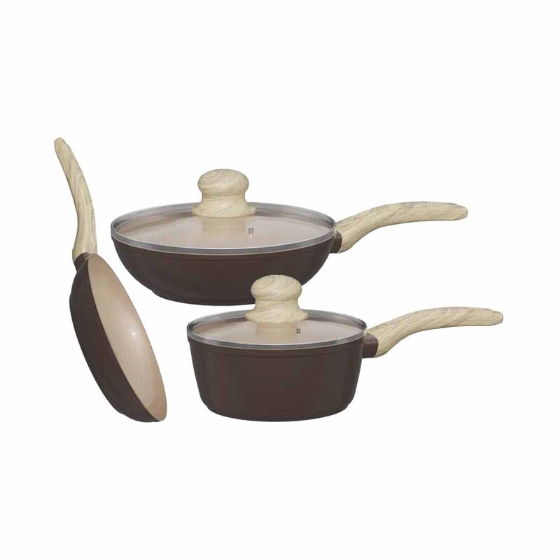 LA GOURMET Shogun Mini Set (16f+16s+20w) - Matte Brown LGSNMI430212-image null