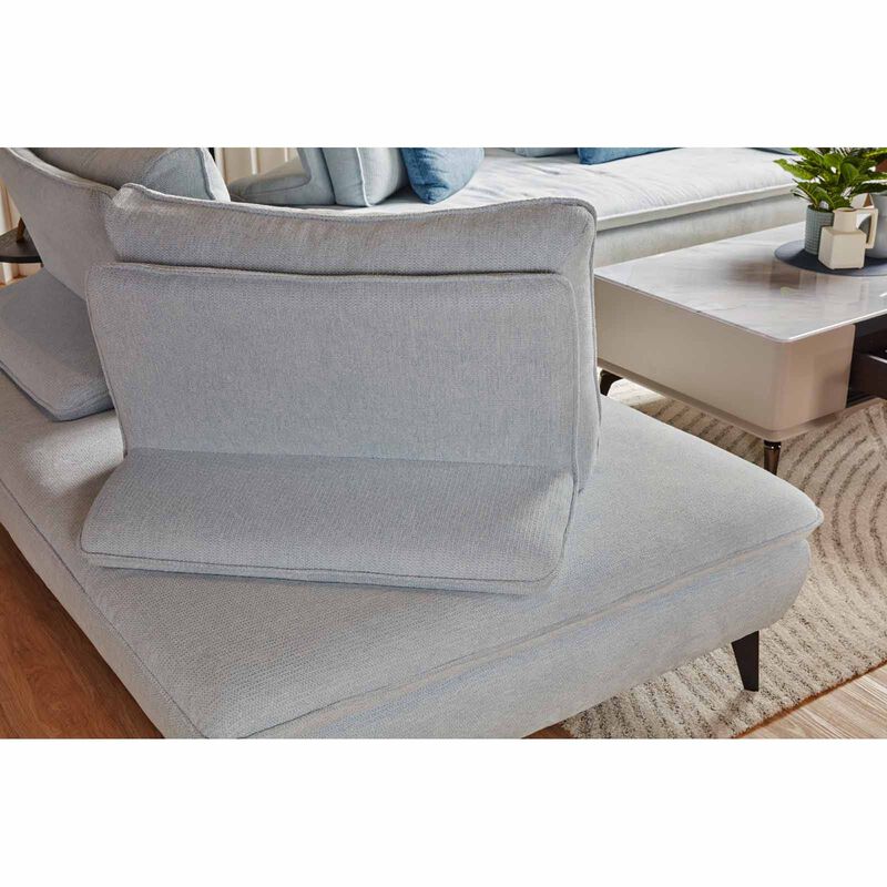 MUZE 2 Seater 1 Arm (fab) Cat A Blue Fabric Sofa SORA-image 7