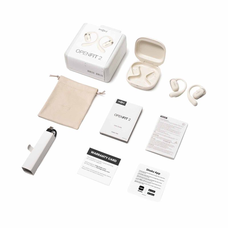 SHOKZ Openfit 2 Open-ear Headphones - Beige T920-ST-BG-image 5