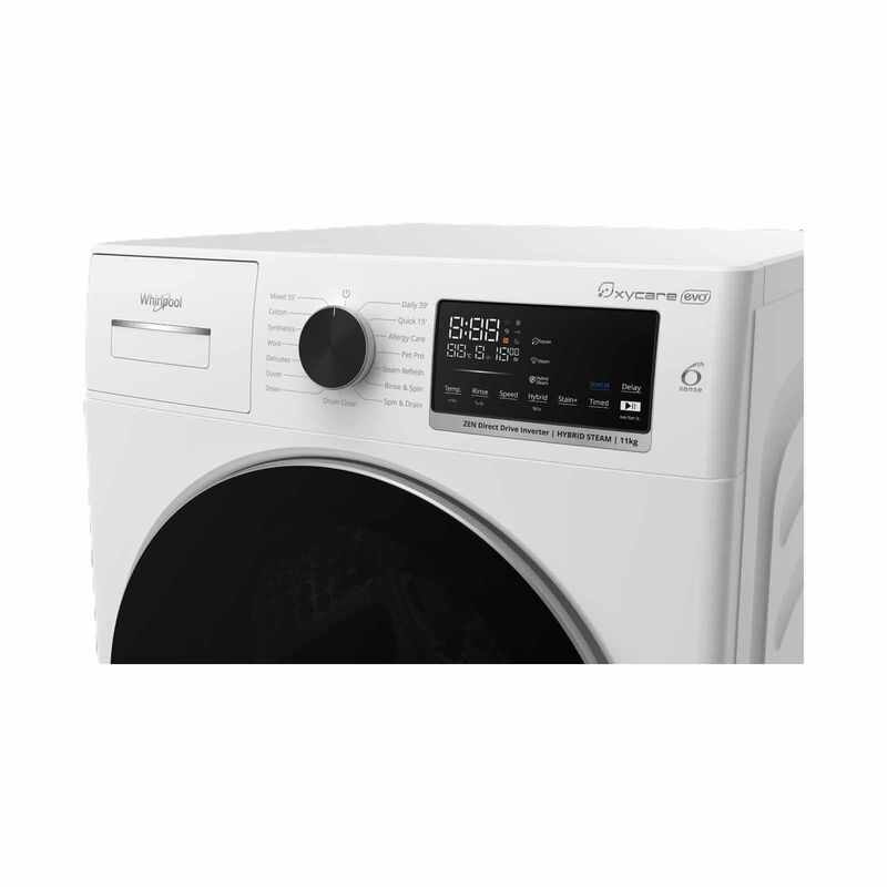 WHIRLPOOL Front Load Washer - Glacier White (11kg) FWHD11002GW-image 7