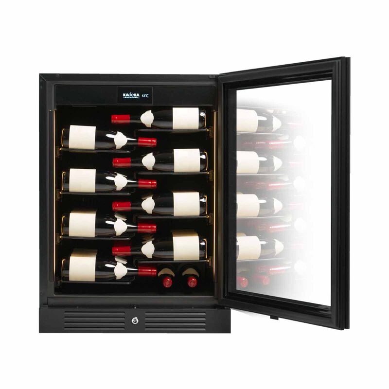 KADEKA Wine Chiller - Matt Black (40 Bottles) (left Opening) KSP40TL-image 3