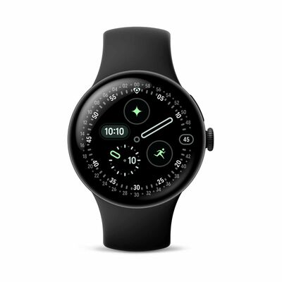 GOOGLE Pixel Watch 4 45mm Wifi Matte Black Aluminum Case/obsidian Active Band GA09962-US