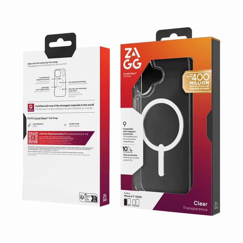 ZAGG Crystal Palace Lite Snap Ip 17 - Clear ZG-702318848-image 6