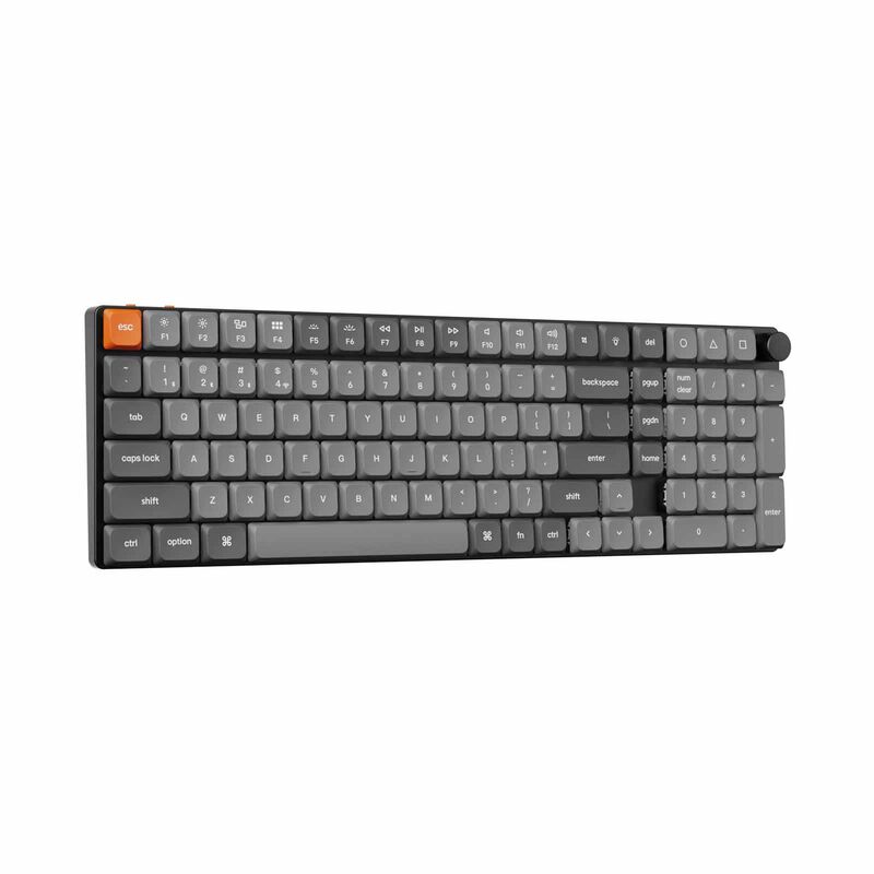 KEYCHRON K17 Max Qmk Wireless Custom Mechanical Keyboard, 96% 100 Key, Knob, Brown Switch, Rgb Backlight, Hot KYCN-K17M-H3-image 7