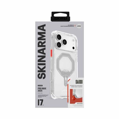 SKINARMA Iphone 17 Pro Max (2025) 6.9" Saido (mag-charge) SK-2025IPP6.9-SDOMS-CLR