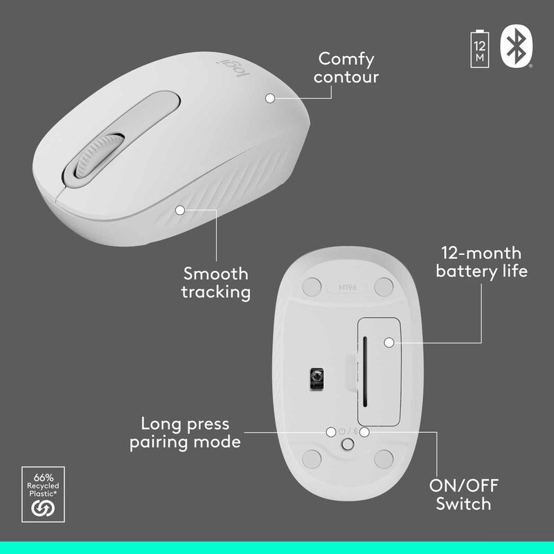 LOGITECH Mk250 Wireless Bt Combo Offwhite 920-013560-image 4