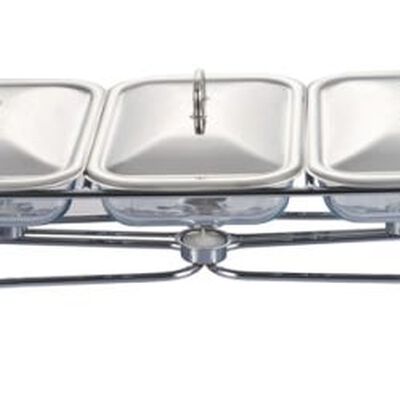 GMI Glass Food Warmer 3*1.5l K530