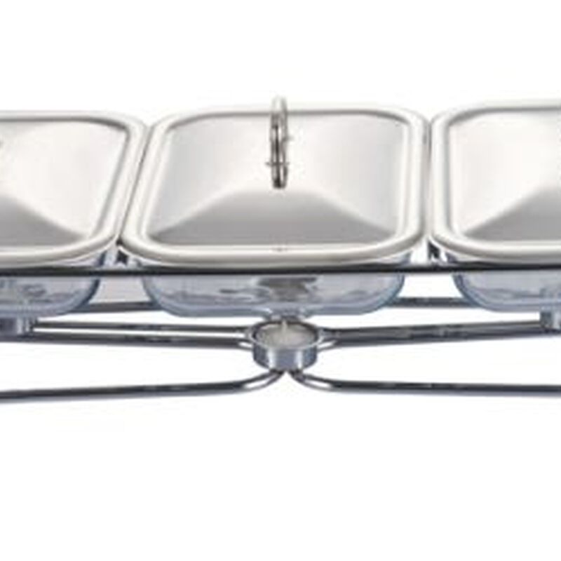 GMI Glass Food Warmer 3*1.5l K530-image 1