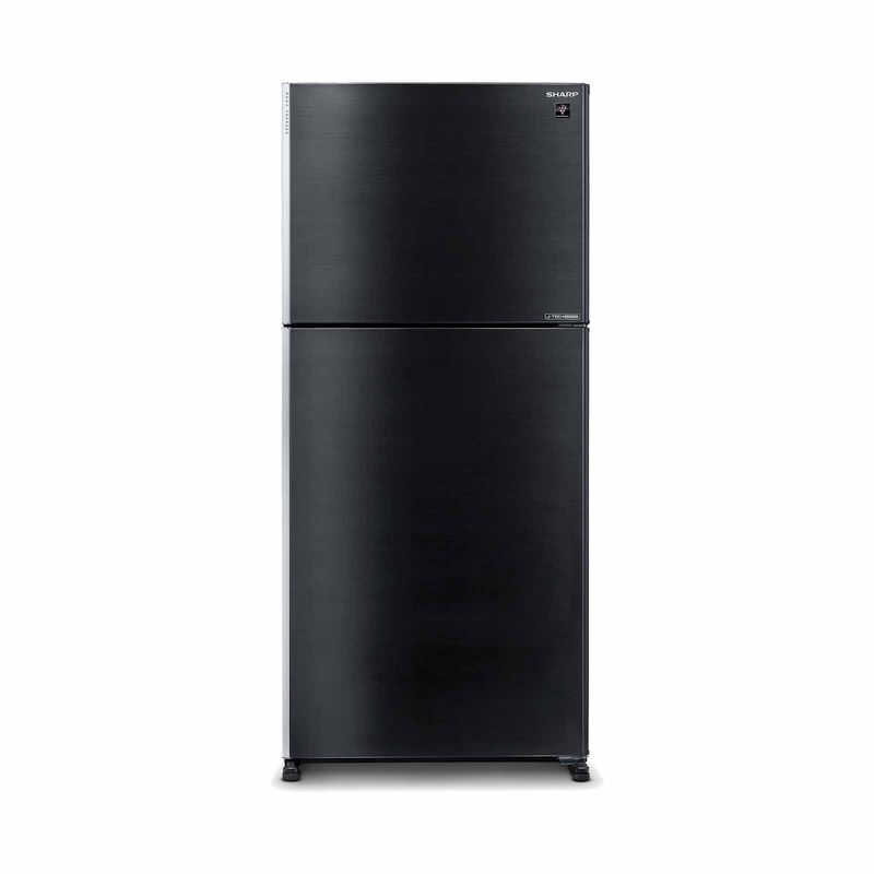 SHARP 2 Door Top Mount Fridge - Black (563l) SJ-PM55-BK-image 1
