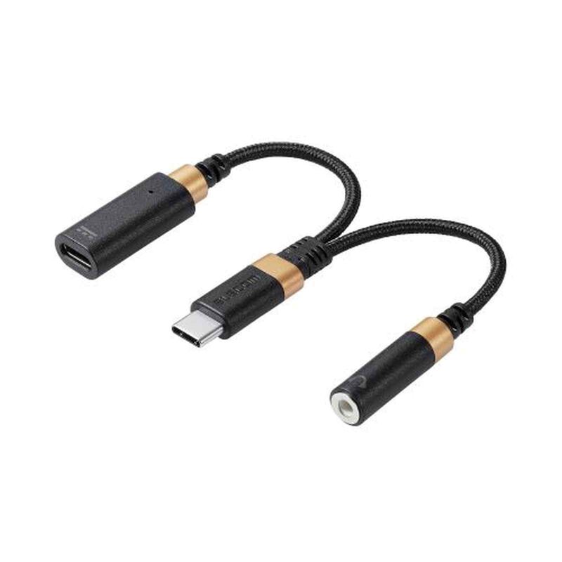 ELECOM Usc C To 3.5mm Conversion MPA-C35CSDPDBK-image 1