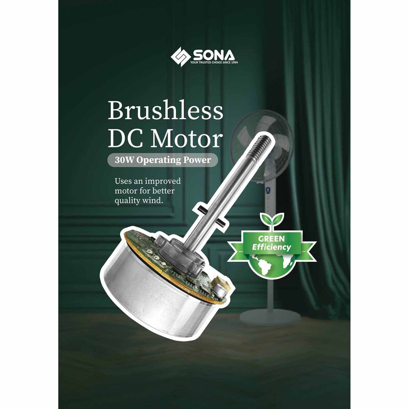 SONA 16 In Dc Stand Fan With Remote Control SFS1166DC-image 6