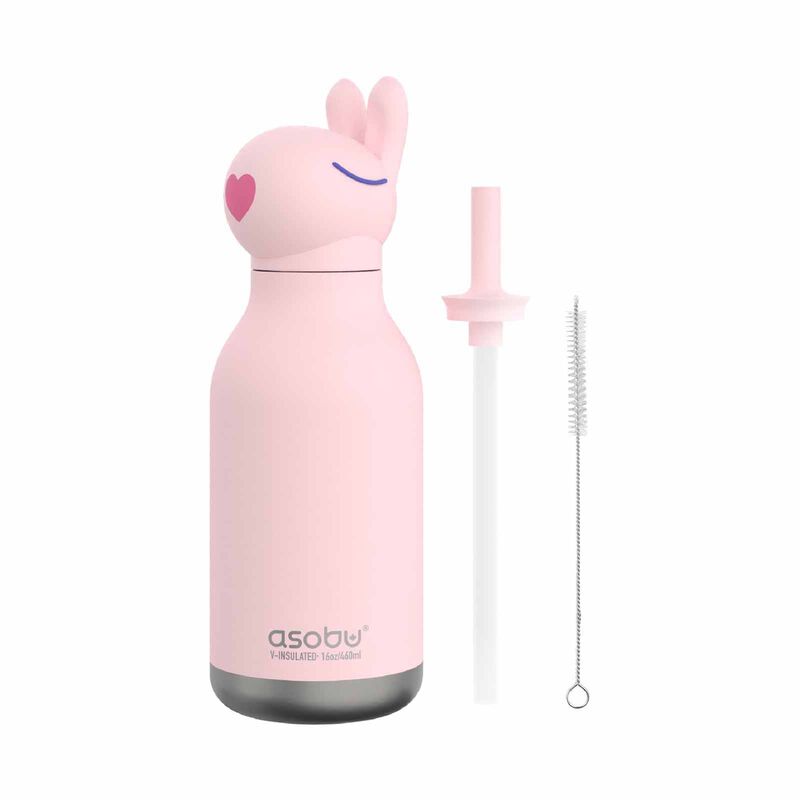 ASOBU Bestie Insul S/s Water Bottle (bunny W/brush) ASBV05459-image 1