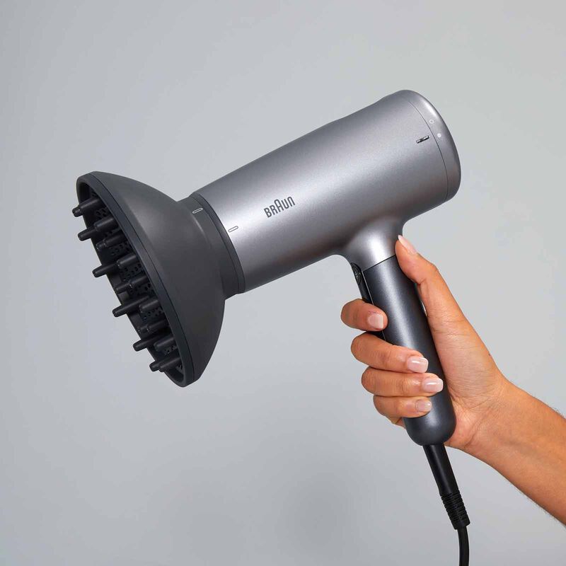 BRAUN Hair Dryer (2200w) - Motor Grey HD 435-image 7