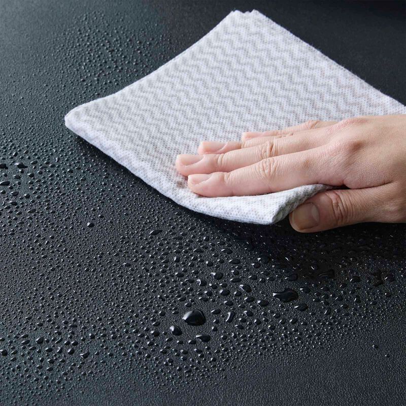 ELECOM Soft Leather Large Desk Mat Black MP-DM04BK-image 2