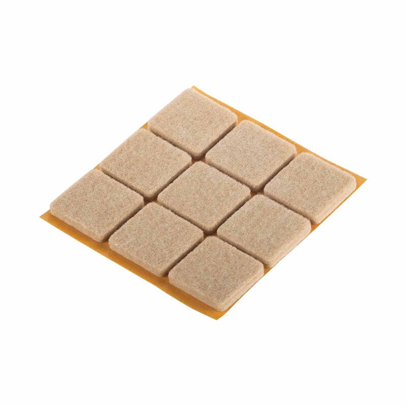 FIX-O-MOLL Self Adh 25x25mm BIG DUO PARQUET GLIDERS-image 1