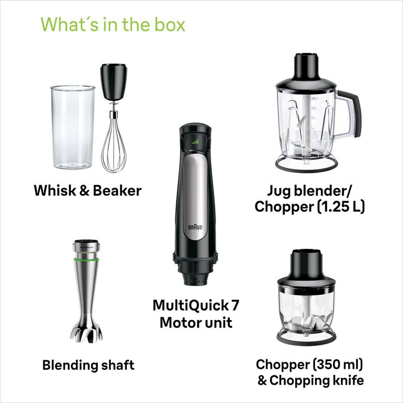 BRAUN Multiquick 7 Hand Blender (1000w) MQ7045X-image 4