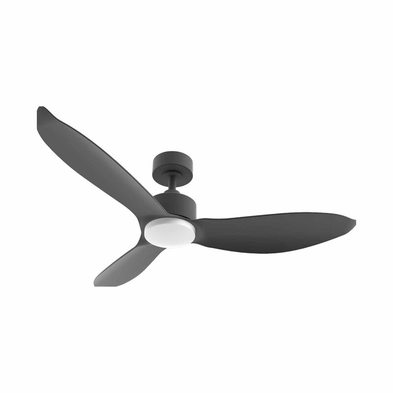 EUROPACE 46 In Dc Motor Ceiling Fan (down Rod) With Light - Black ECF46R - BLBL-image 3