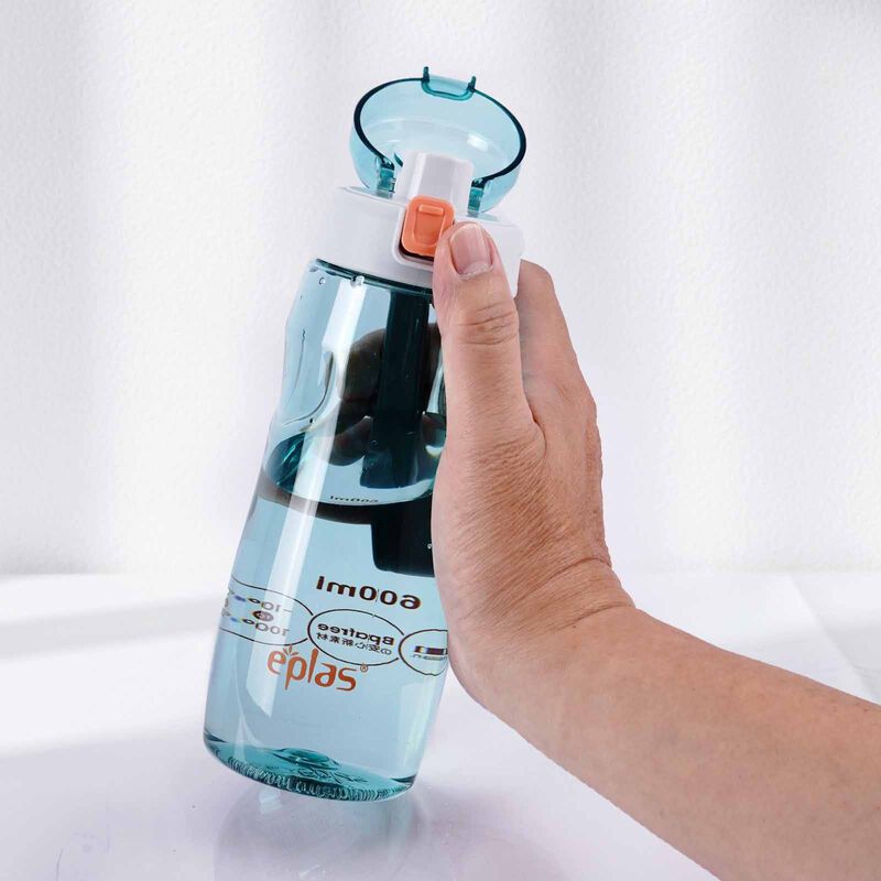 EPLAS Eplas Ega-600 One Touch To Open Bottle (600ml) - Blue EGA-600-image 3