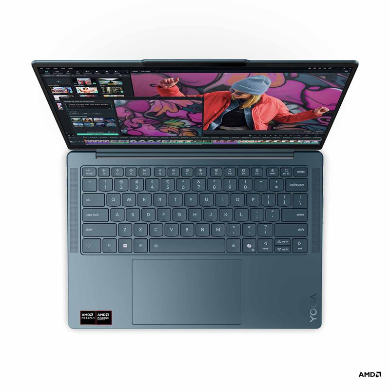 LENOVO 14in Wuxga Oled Amd Ryzen Ai 7 345 16gb Radeon 840m 512gb Ssd Win 11 Home YOGA SLIM 7 14AKP10 83JY00ARSB-image 4