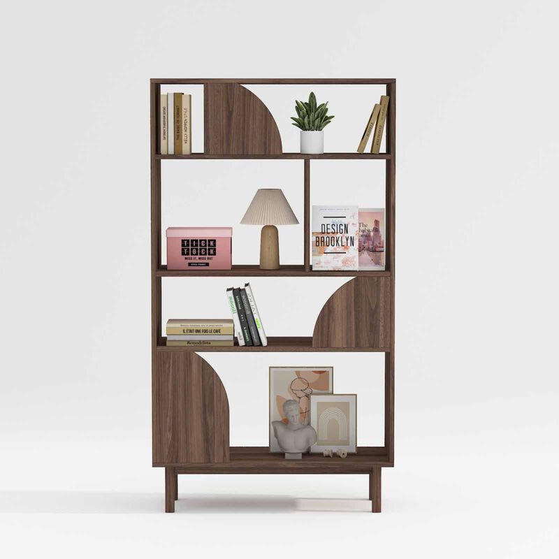 MUZE Dividers/ Bookcase - Walnut GIANA-image 1