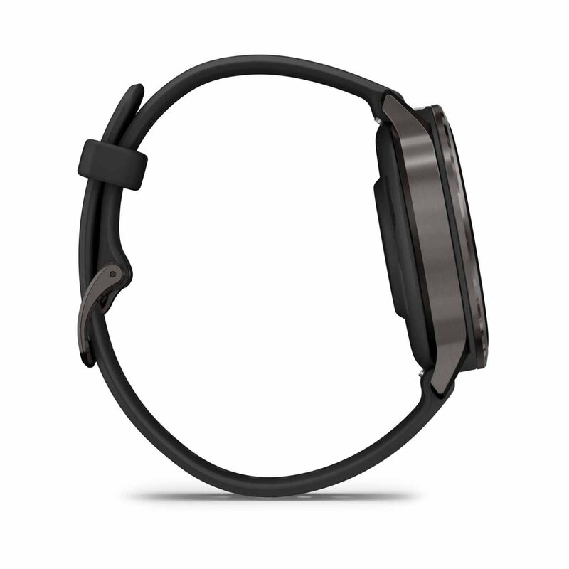 GARMIN Venu 4 - 41mm Slate With Black Silicone Band GM-010-03013-42-image 3