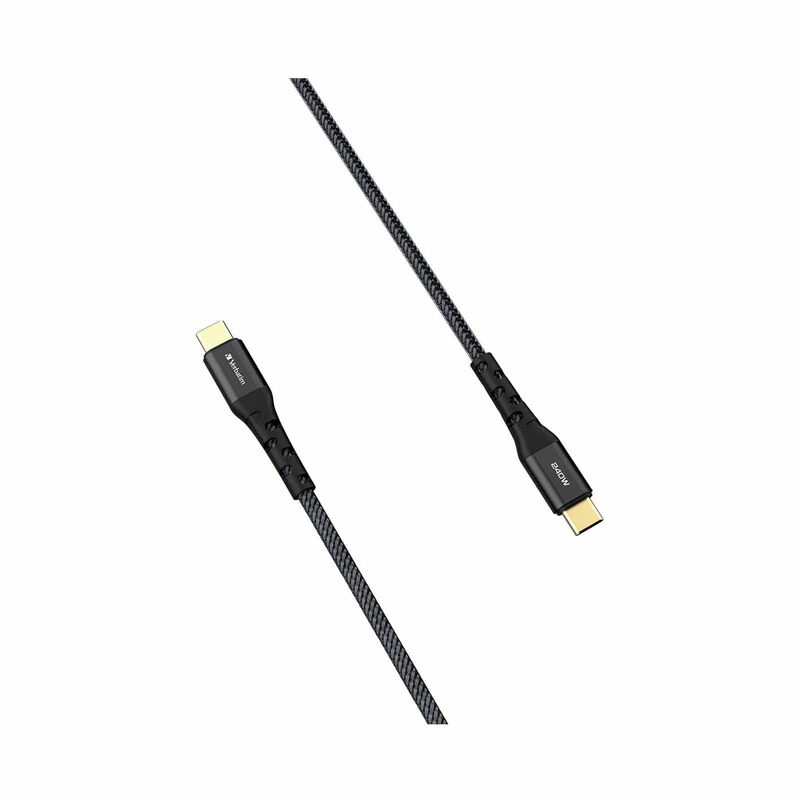 VERBATIM 200cm Touch Max Pd 3.1 240w Usb 2.0 C To C Kelvar Cable VM66821-image 5